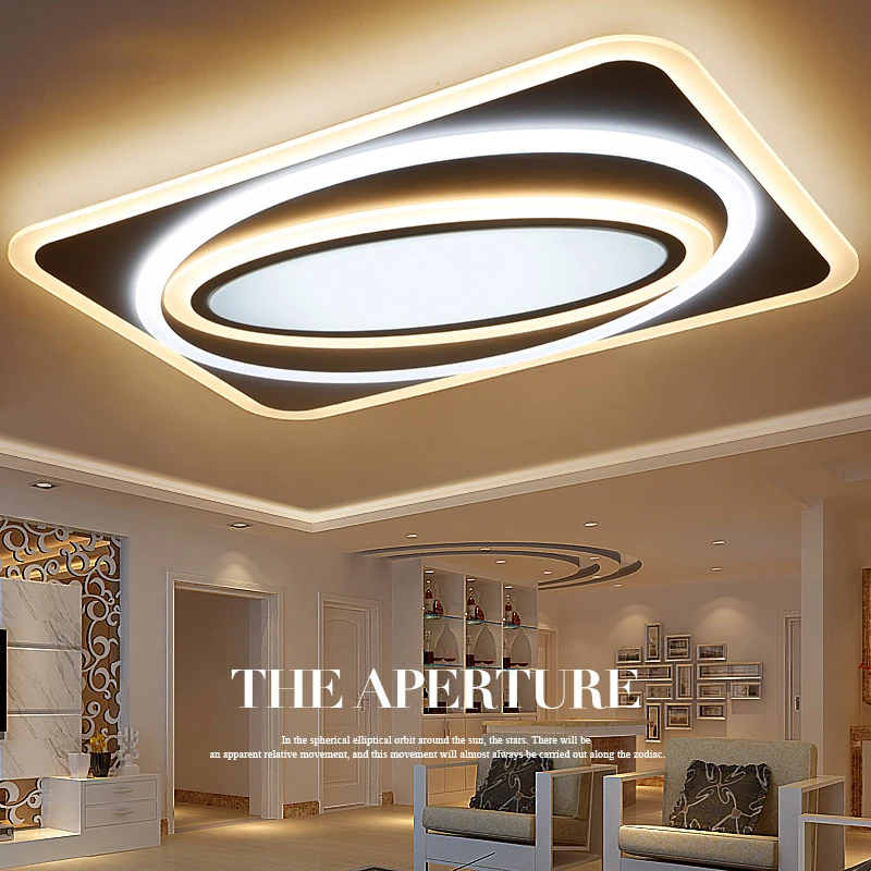 

Modern Led Ceiling Lights For Living Room Study Room Bedroom Home Dec AC85-265V lamparas de techo Modern Led Ceiling Lamp