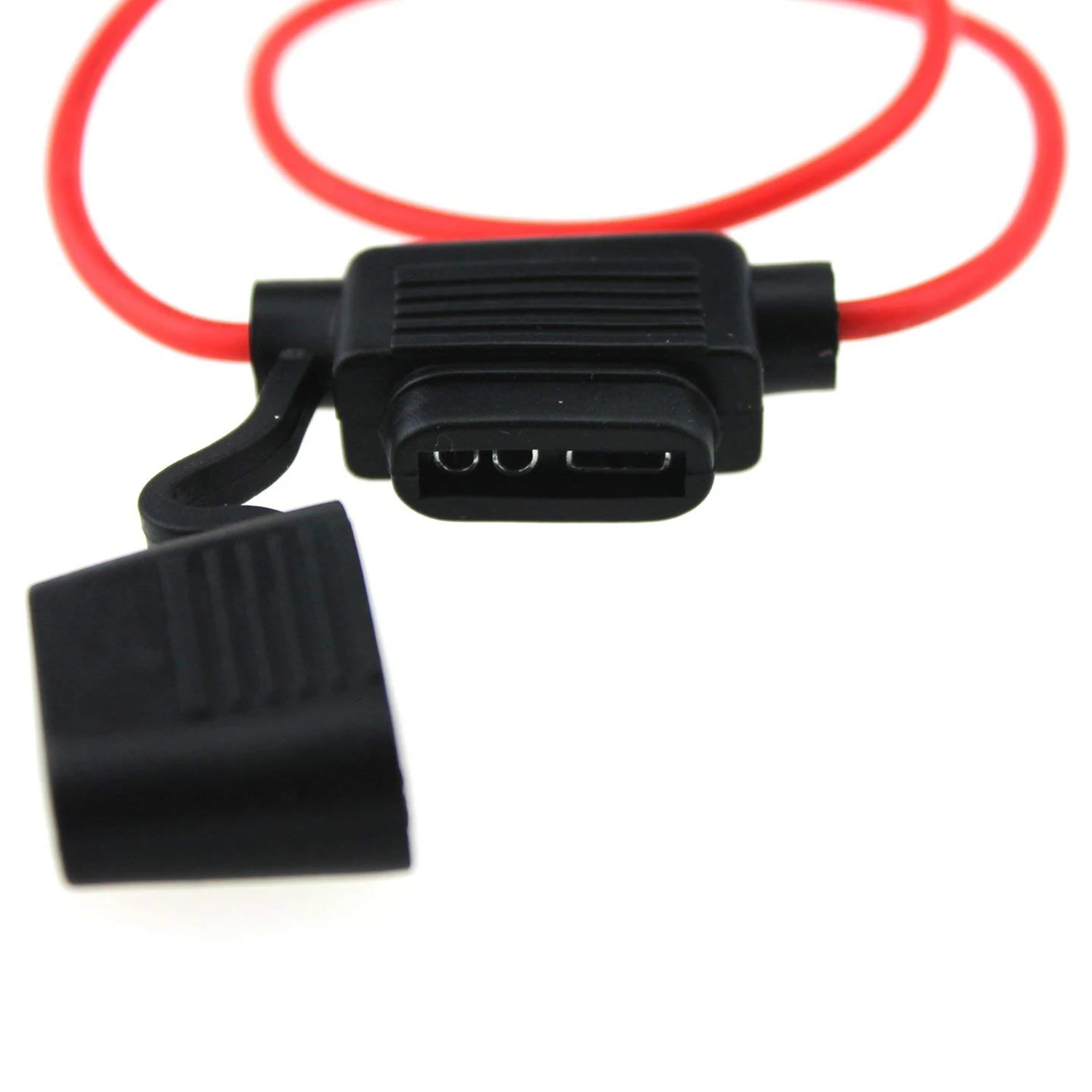 10pcs Inline 16 AWG Blade ATM Medium In-Line Fuse Holder for Car Boat Truck with line insurance seat 30cm Wire and 20PCS fuses |