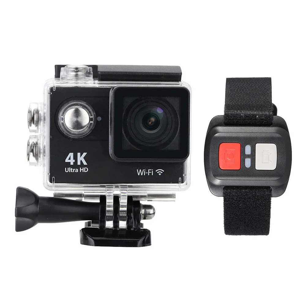 Экшн камера с ЖК дисплеем 2 0 дюйма 4K 5 к/с 1080P 60 Full HD Wi Fi 12 МП|Компактные видеокамеры|