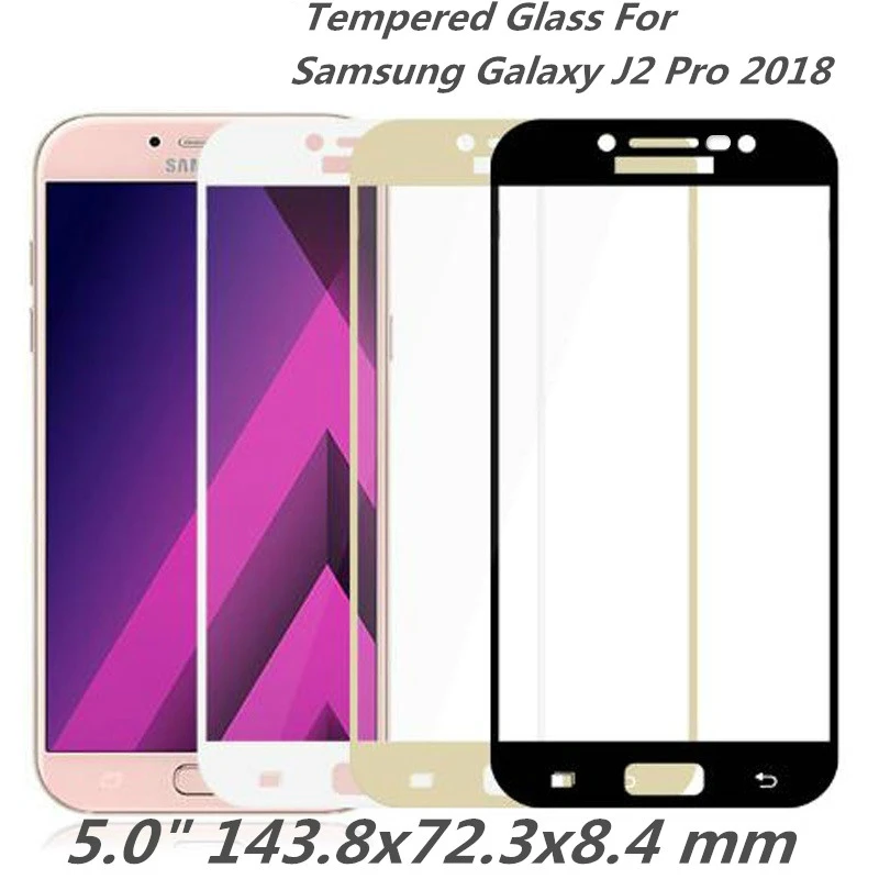 Закаленное Стекло для samsung Galaxy J2 Pro 2018 Grand Prime J2PRO Экран защитный полное покрытие