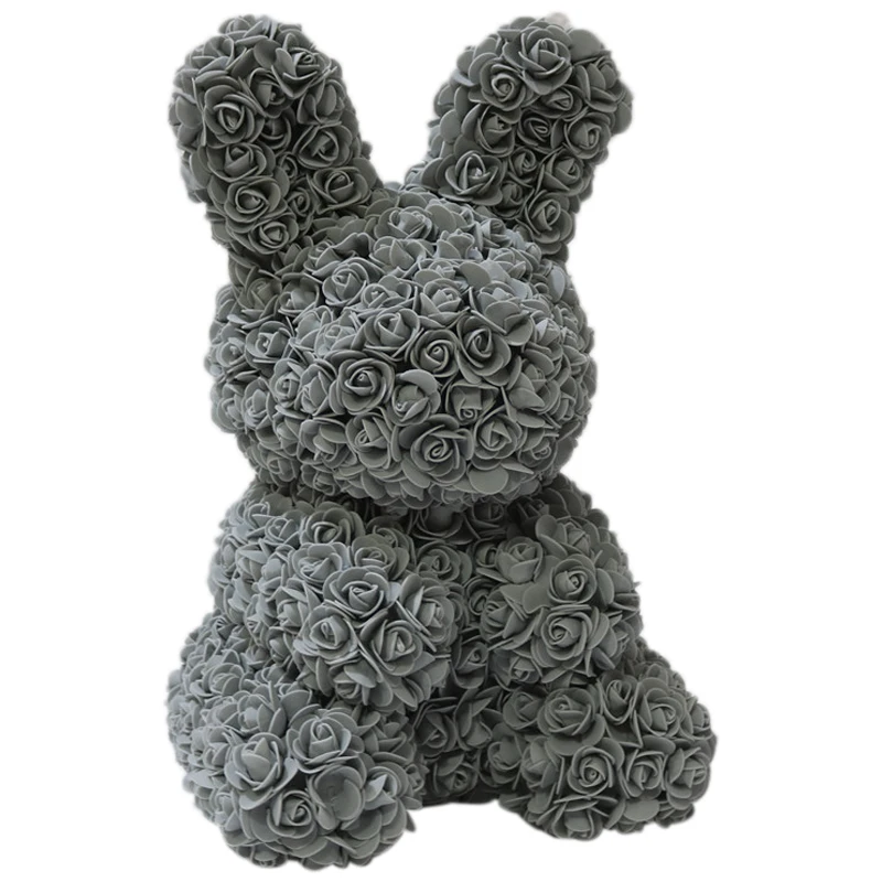 Искусственный Кролик розы куклы Свадьба День святого Валентина рождения девушка