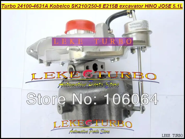 Турбо 24100 4631A 241004631A 4631 761916 5003S Турбокомпрессор для KOBELCO SK210 8 SK250 E215B экскаватор HINO JO5E