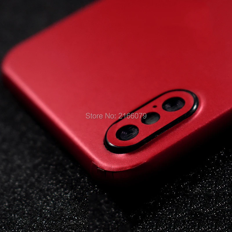 Для Apple iPhone X XS Max Xr 8 7 6S Plus 5S SE задняя крышка имитация металлическая наклейка