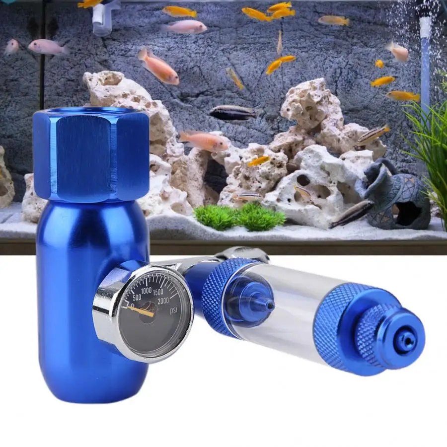 Аквариум СО2 регулятор давления контрольный клапан манометр пузырьковый счетчик