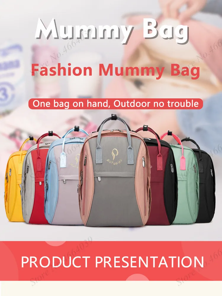 2019 сумка для подгузников большая мам рюкзак мамы Большая водонепроницаемая