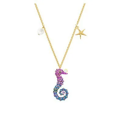 

Trendy Hippocampus Necklace Friendship Women Ocean Series Colar Pendants New