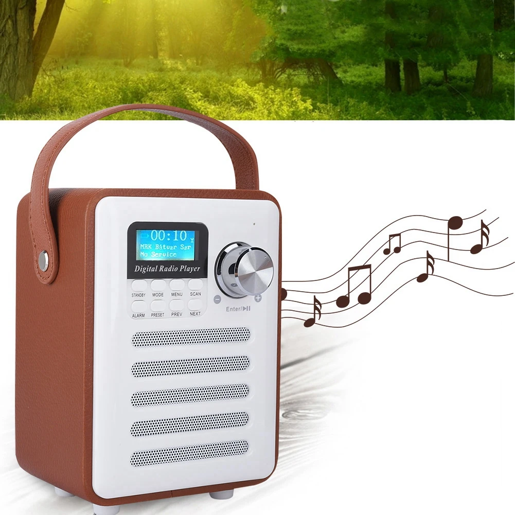 Мини портативное цифровое интернет радио DAB/DAB + FM Bluetooth беспроводной динамик