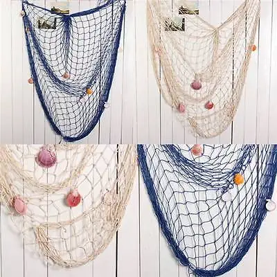 Оболочка сетки фон стены украшения рыболовная сеть Sea Shell Морская звезда гобелен