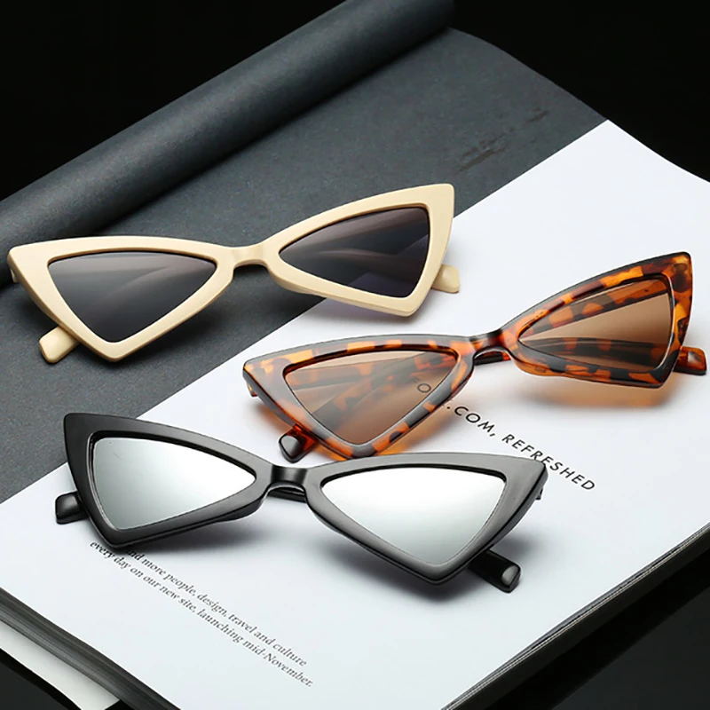 Женские Модные солнцезащитные очки в винтажном стиле кошачий глаз, роскошные брендовые дизайнерские солнцезащитные очки, уникальные женск...