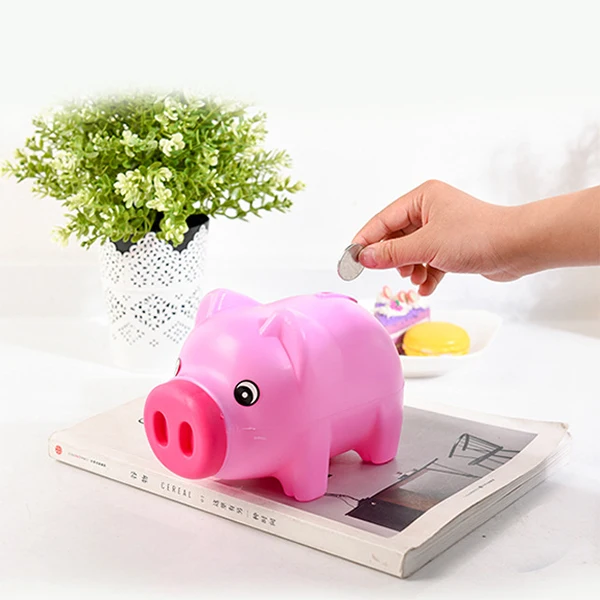 FBIL-Cartoon cute pig coin crash box gift children save money Money Saving Box Case Coins Kawaii Cartoon Pig Shaped Piggy |