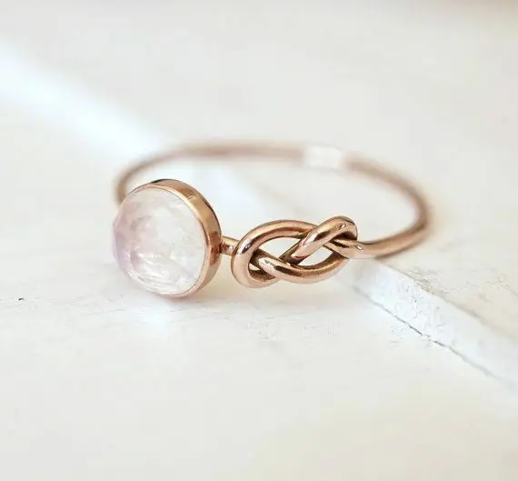 2020 New Fashion Alloy Exquisite Cute Pink Stone Women's Ring Bride Wedding Birthday Special Gifts | Украшения и аксессуары