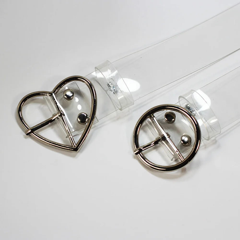 Женский пояс сердце круговой модный Джинсовый прозрачные брюки Студенческие |