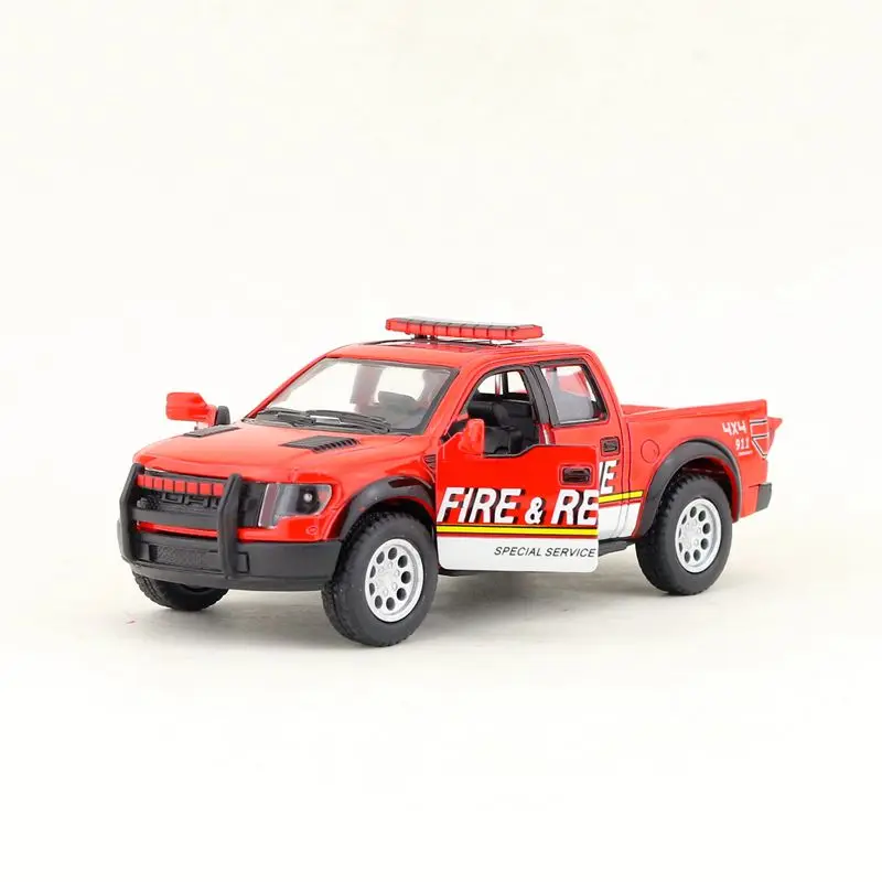 KINSMART литая металлическая модель/Масштаб 1:46/2013 Ford F 150 SVT Raptor SuperCrew Pickup Police игрушка