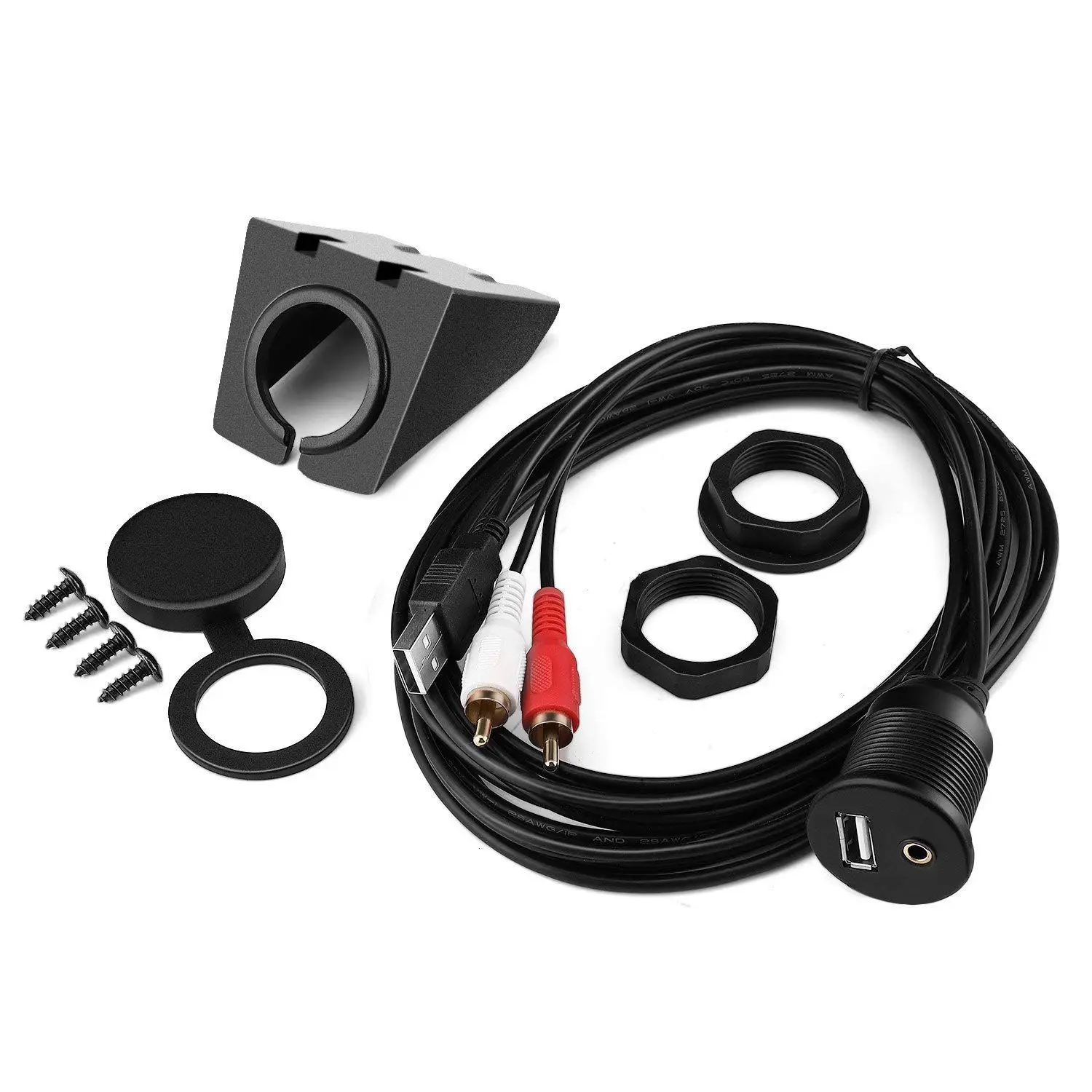 Лучшие предложения кабель USB RCA для скрытого монтажа панель приборной панели