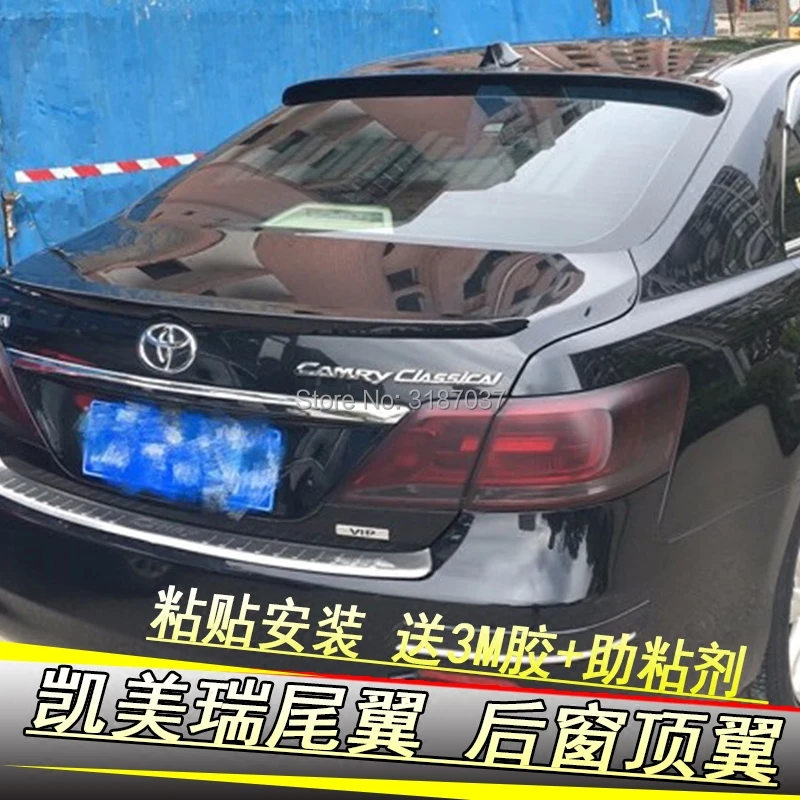 Спойлер на крышу для Toyota Camry 2006 2012 АБС пластик Неокрашенный задний спойлер крыло