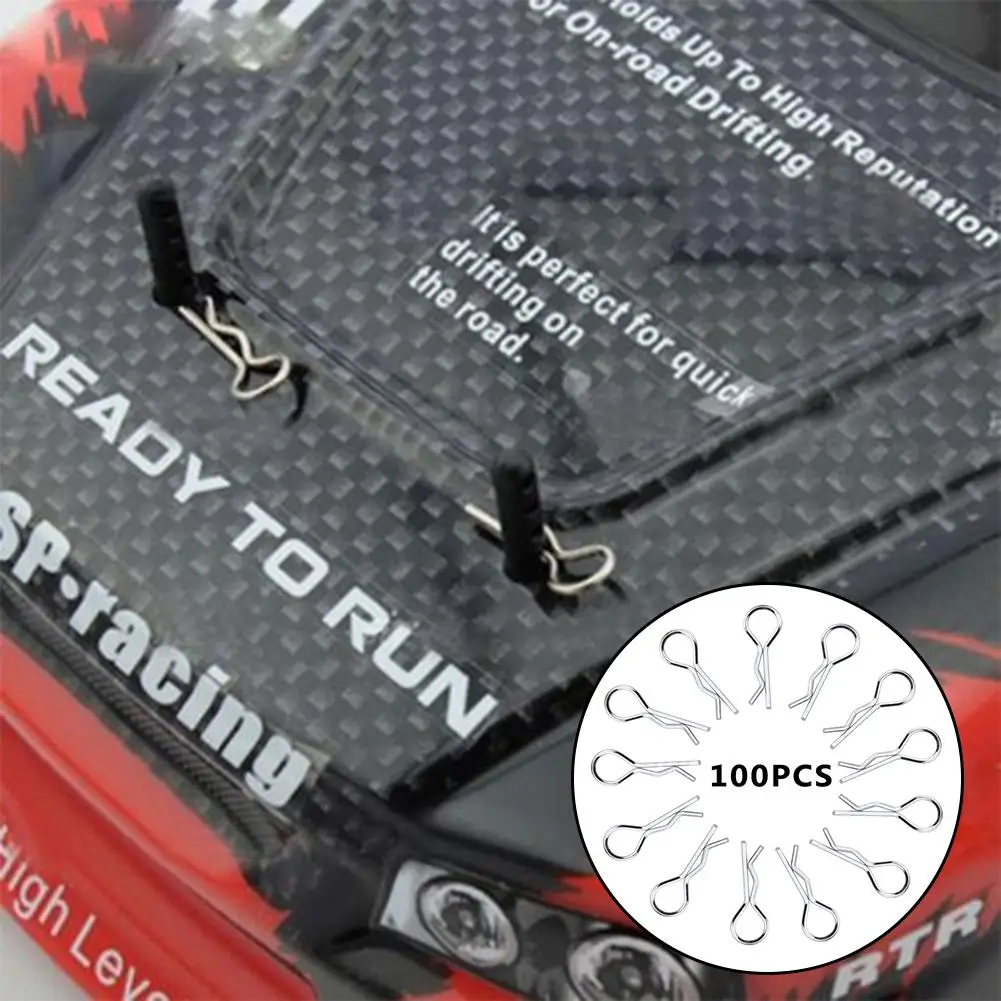 Зажим из нержавеющей стали для HSP RC 1/16 100 шт. | Игрушки и хобби