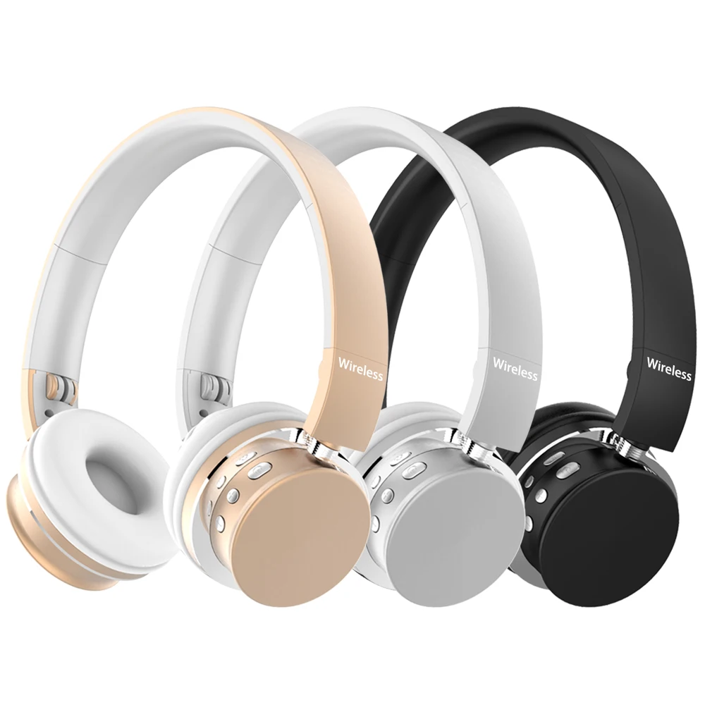 Беспроводной наушники Bluetooth гарнитура складные регулируемые стерео с микрофоном