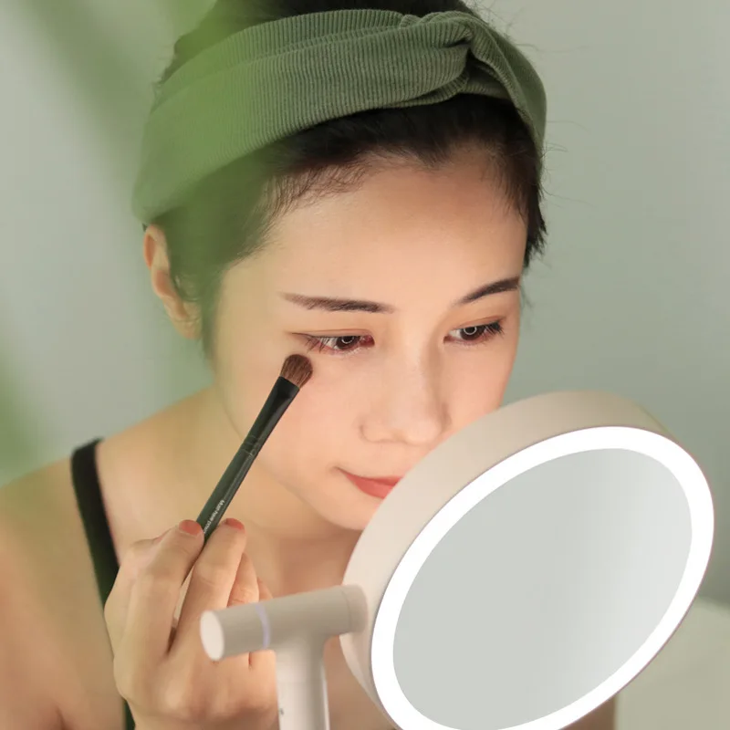 Зеркальная лампа двухстороннее красивое зеркало для макияжа | Подсветка туалетного столика -32997568598