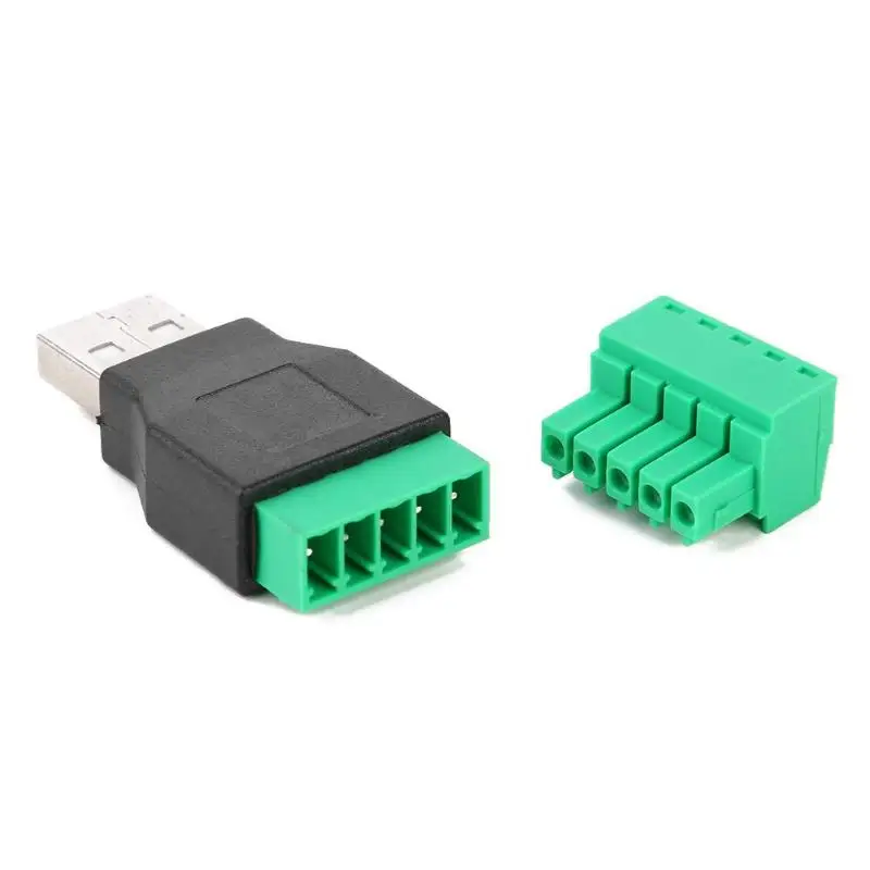 USB 2 0 штекер на 5pin винтовой разъем Apdater с защитным разъемом USB2.0