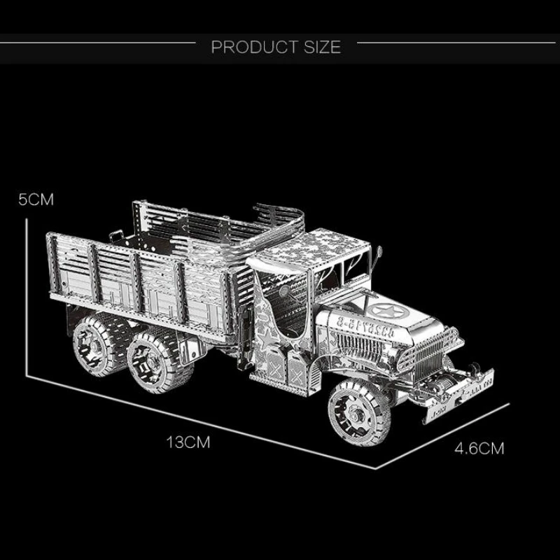 GMC CCKW 2 5 T 6X6 грузовик 3D металлические Пазлы наборы моделей лазерная резка сборка
