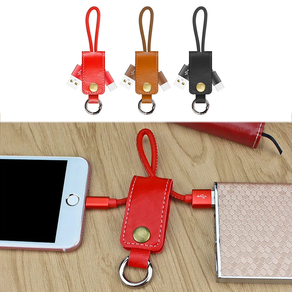 3 шт. USB кабель type C брелок для ключей металлический зарядка с синхронизацией