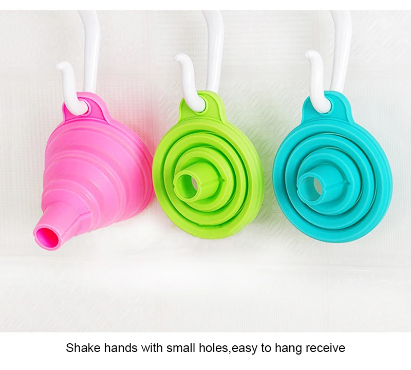 HOOMIN Mini Silicone складывающиеся воронки портативный складной бункер|Набор посуды| |