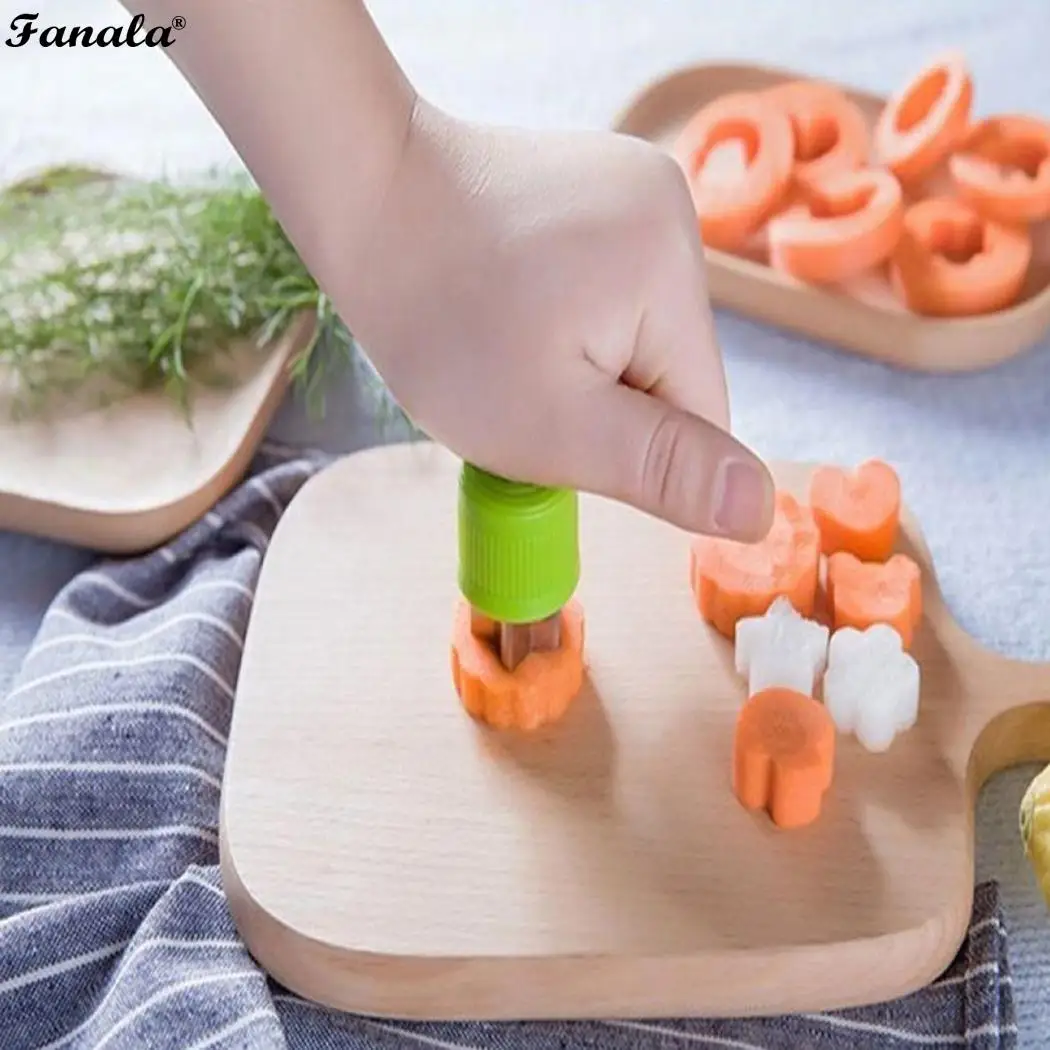 New Kitchen Stainless Steel Fruit Vegetable Cutting Mold Daily Useful As the picture shown Cooking Tools | Дом и сад