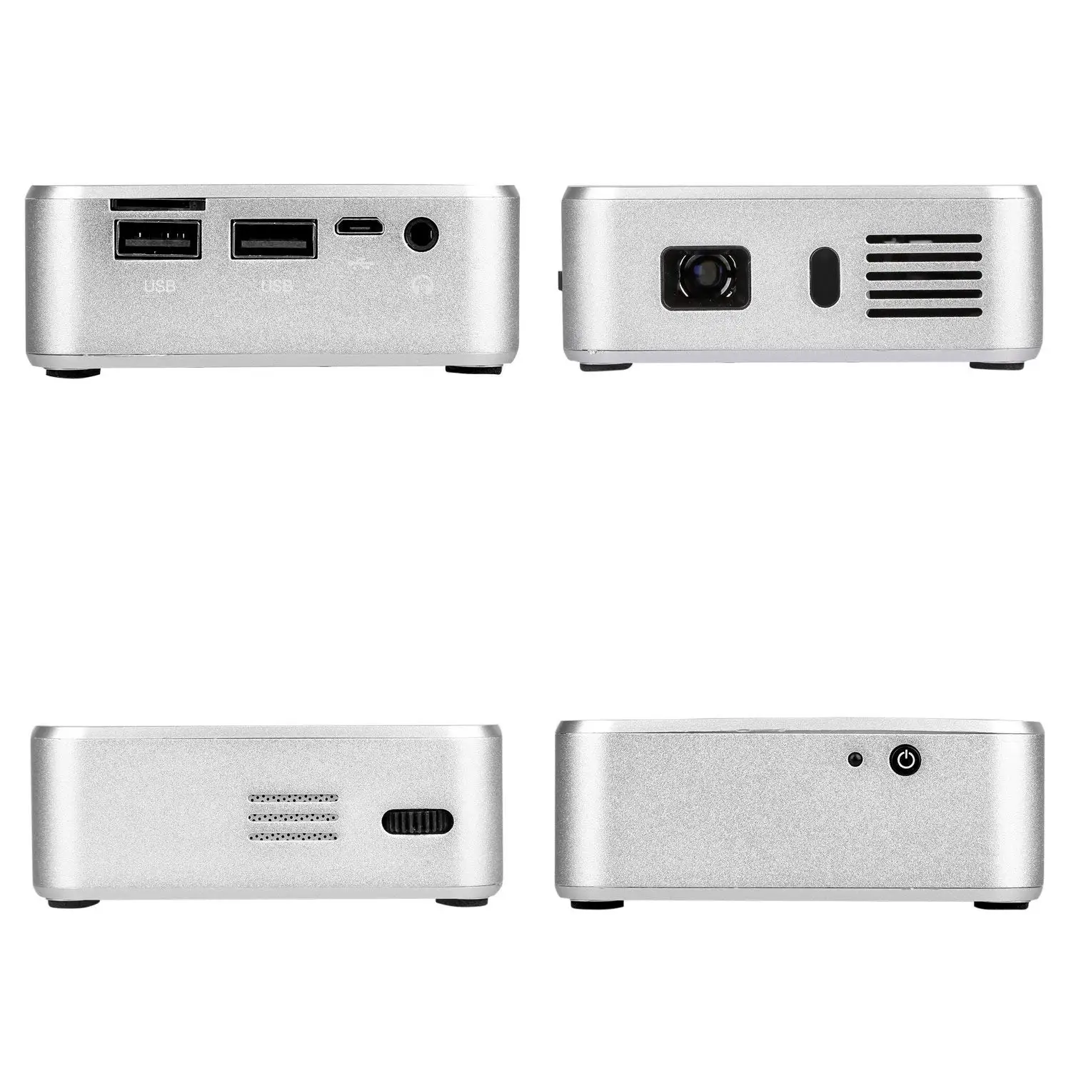 IG Pl E05 Портативный Мини Проектор Wi Fi подключение портативный домашний фильм ЕС