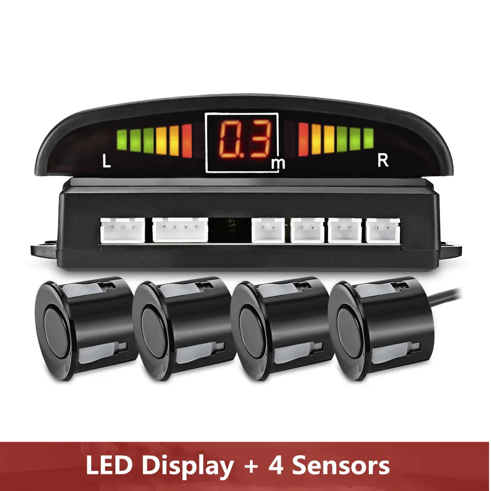 Y - 688 Universal Car Parking Sensor with 4 sensors Reversing Detector Digital LED Display Distance Alarm System | Автомобили и