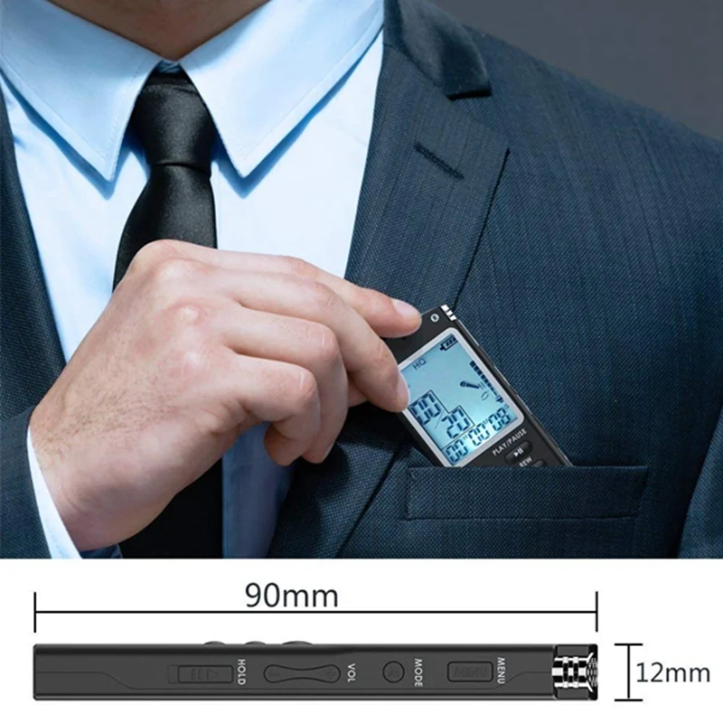 Диктофон 8 Гб USB аудио рекордер с MP3-плеером маленький и портативный цифровой