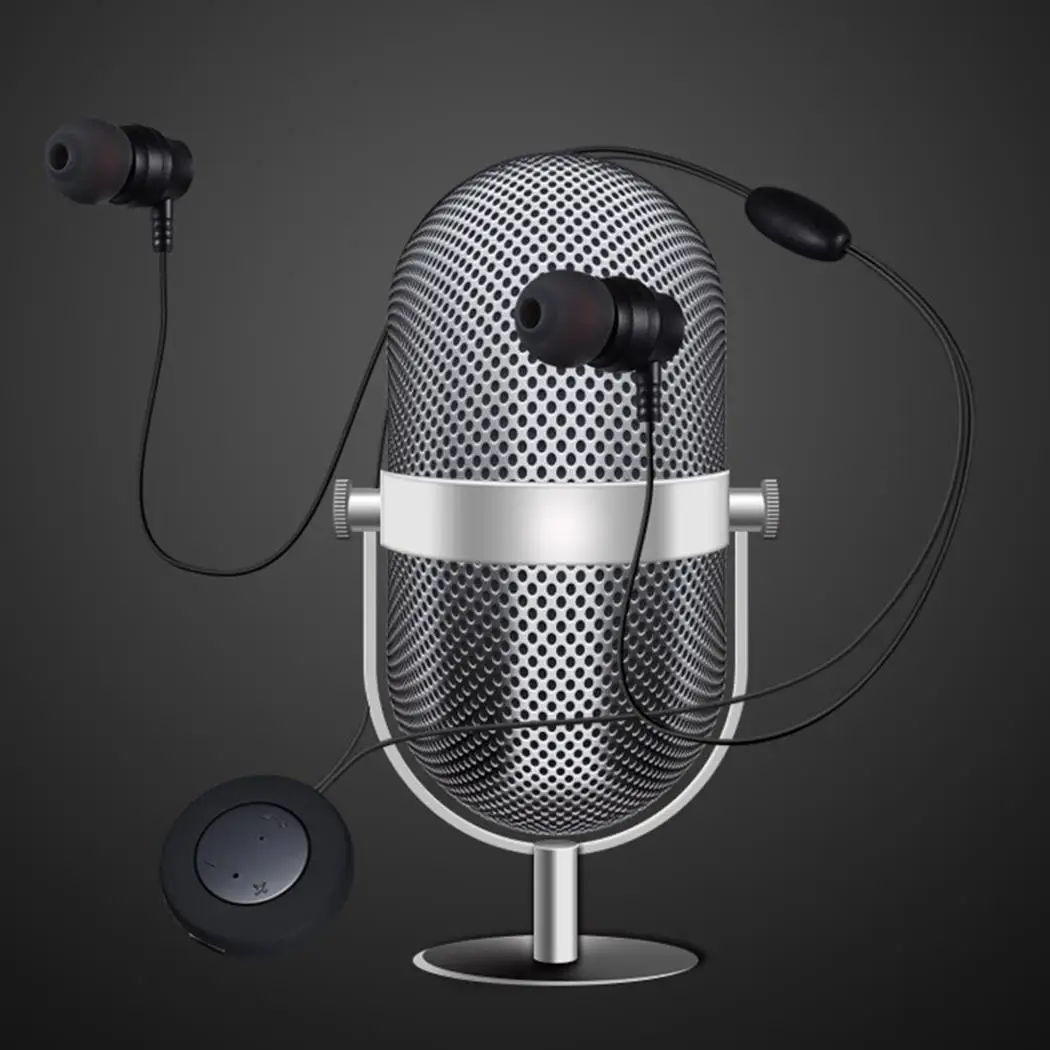 Общие стерео бас вкладыши Наушники с микрофоном Handsfree (In Ear) Спорт унисекс Bluetooth