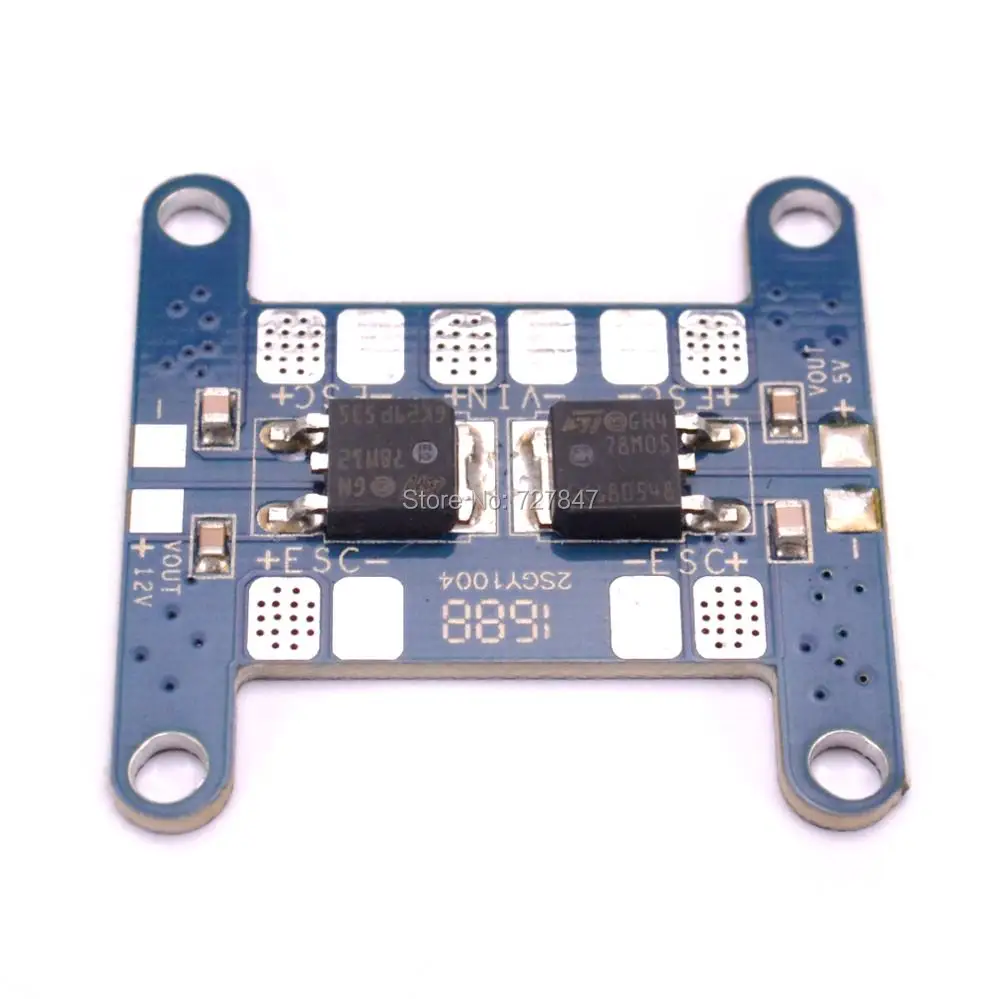 Блок питания и BEC 5V 12V PDB распределительная плата поддержка 3 4S Lipo для PPV гоночного