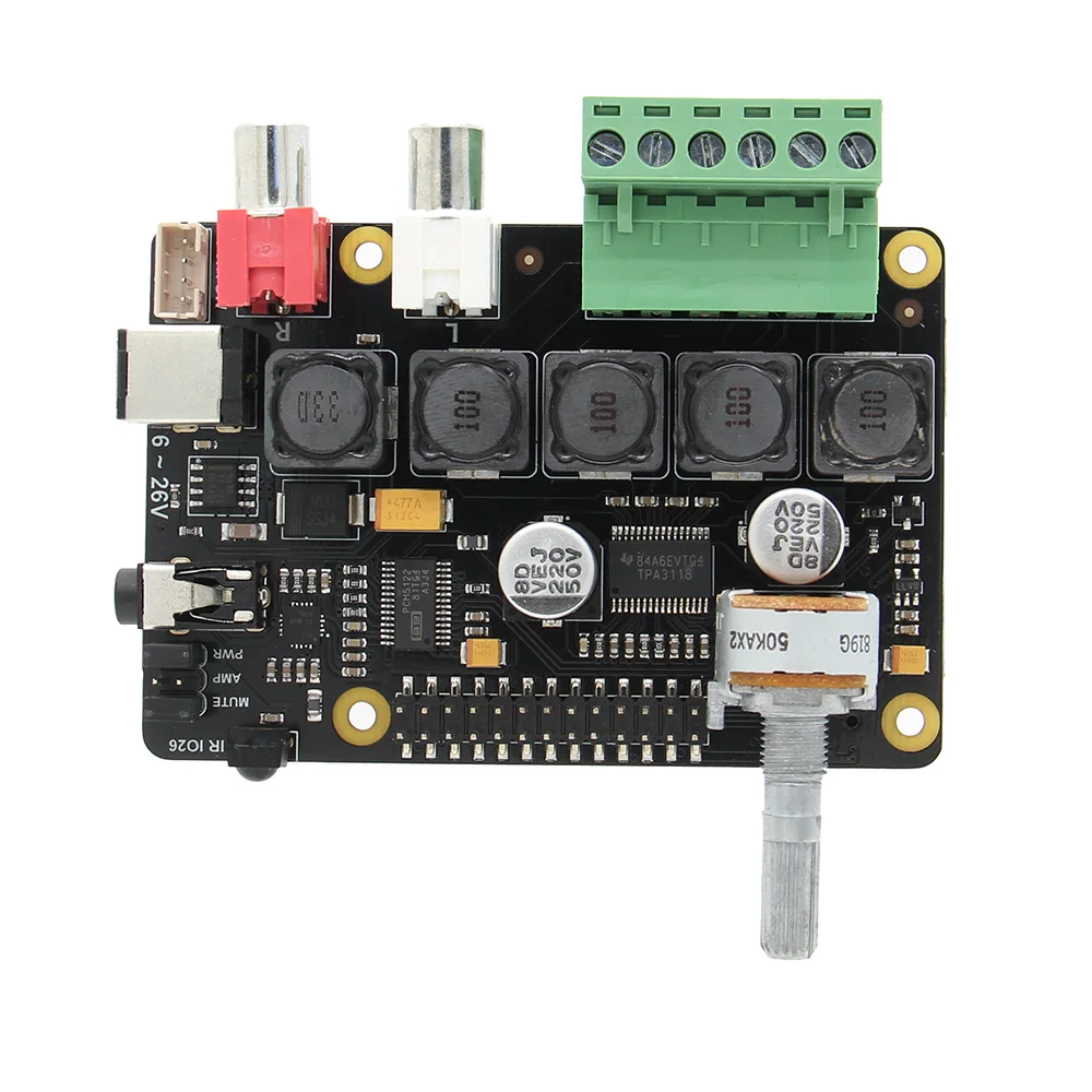 LEORY X400 V3.0 DAC + модуль AMP Full HD Класс D усилитель I2S PCM5122 аудио Плата расширения для