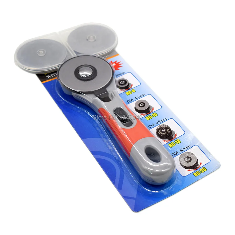 20pcs 60mm Replacement Rotary Cutter Circular Blade and Manual Tool for Cutting Paper Fabric Leather Plastic | Инструменты