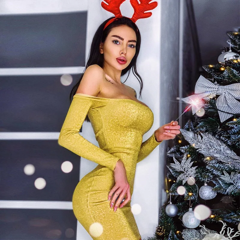 Женское платье-топ с открытыми плечами DRESSMECB весеннее яркое шелковое платье