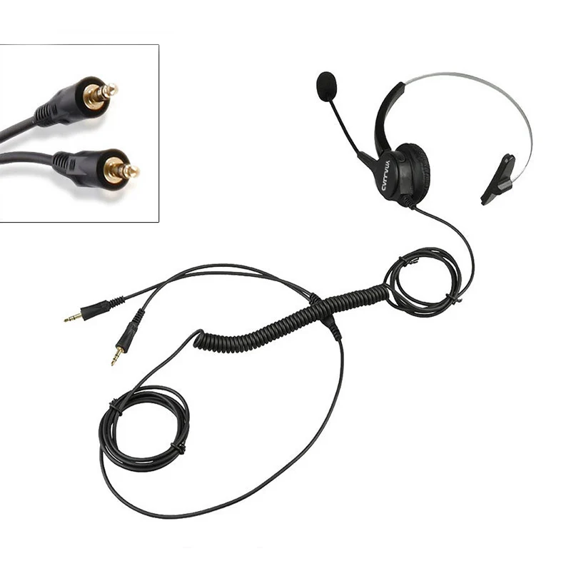 CLAITE 3 5 мм Monaural PC компьютерные наушники колл-центр бизнес гарнитура с микрофоном