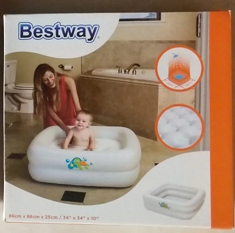 51116 Bestway 86x86x25 см двухкольцевая Детская ванна wz мягкий пол 34 &quotx 34&quot x 10 &quotмяч