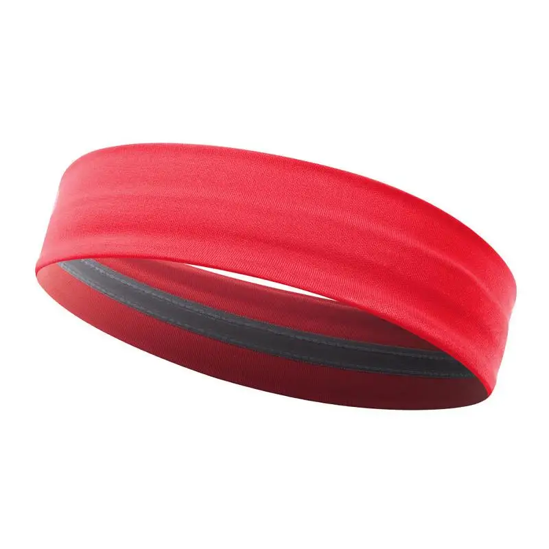 Однотонный хлопок головная повязка для спорта и софтбола Sweatband на голову тюрбан