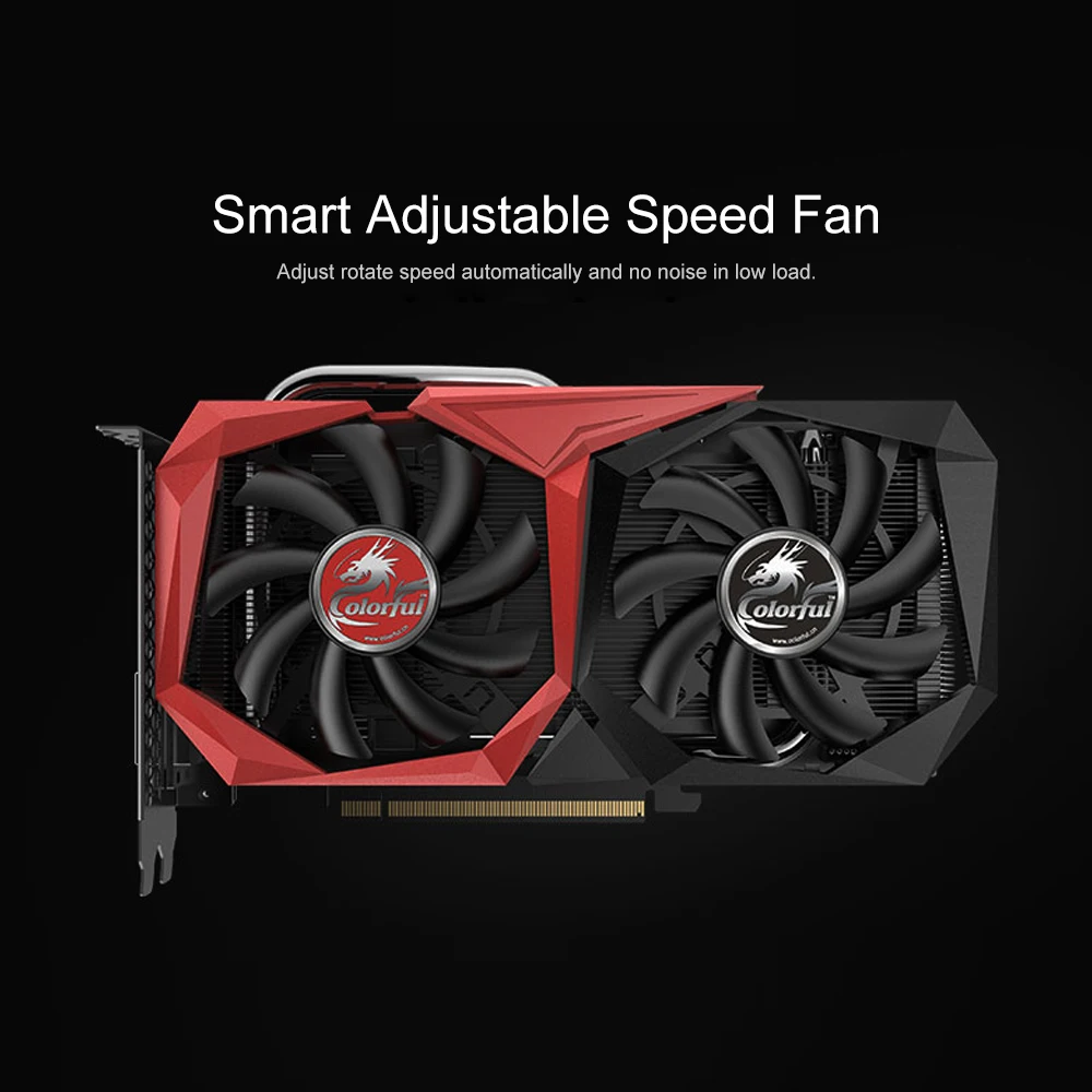 Красочные GeForce GTX 1660 NB 6G графическая карта Nvidia карта GDDR5 192bit 8Pin HDMI для рабочего стола