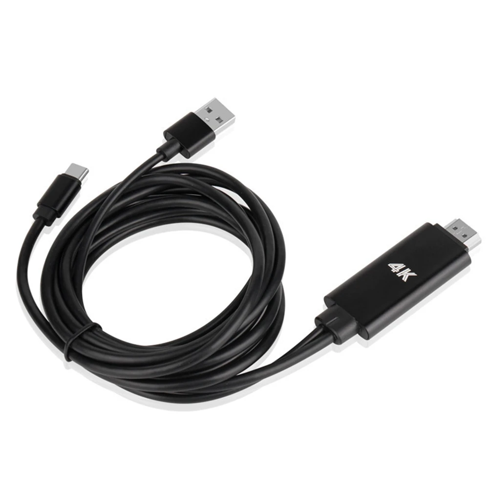 USB 3.1 Type C Phone to HDMI TV/HDTV Video Cable for Samsung Galaxy S8 S9 Plus | Электроника