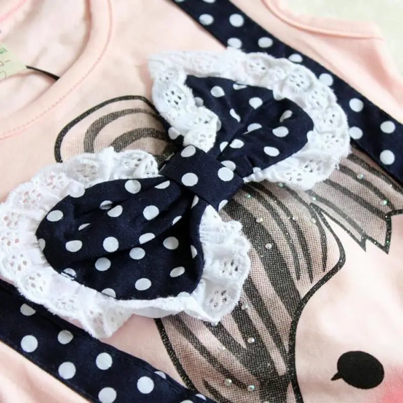 Pudcoco Girl Dress 2Y-6Y Baby Girls Kid Polka Dot Summer Toddler Overalls Outfit Clothes Short | Детская одежда и обувь