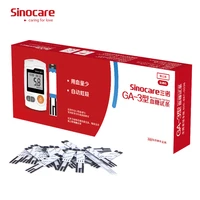 sinocare ga 3 blood glucose test strips separated and lancets for diabetes