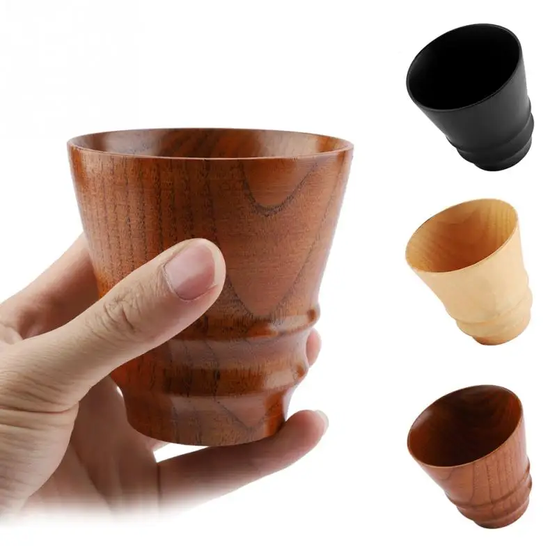 Здоровая деревянная кофейная чашка элегантная Питьевая для молока