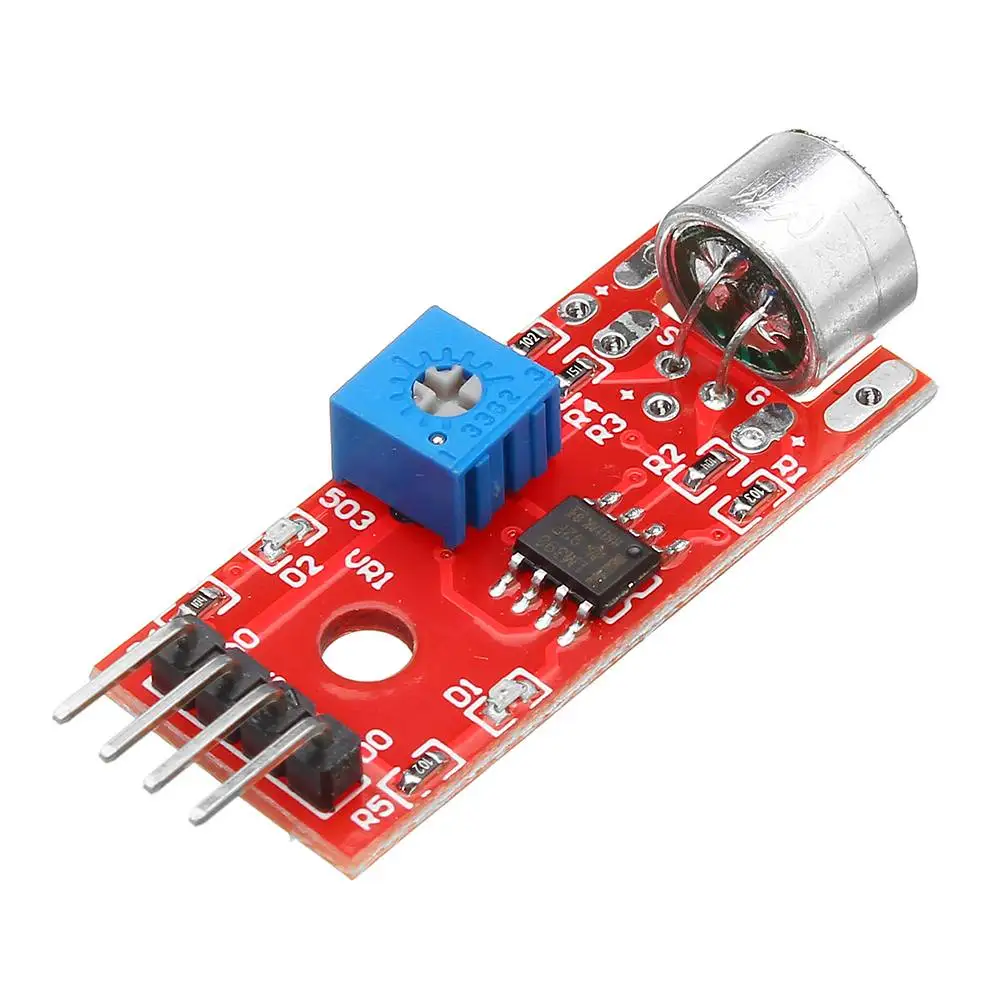 LEORY KY 037 4pin модуль датчика распознавания голоса микрофон передатчик умный робот