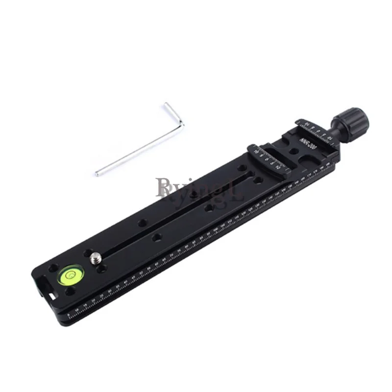 * 200mm Nodal Slide Rail Quick Release Plate Clamp Adapter For Macro Panoramic Arca Aluminum Alloy Tripod | Обустройство дома