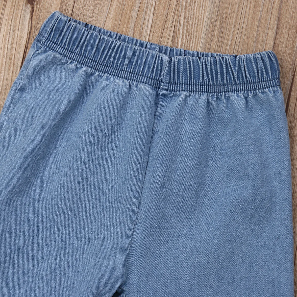 Детские леопардовые джинсовые штаны Pudcoco для маленьких девочек повседневные