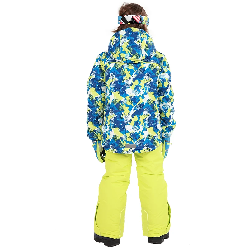 Phibee Boys Winter Ski Suit Skiing Jackets Kids Clothes Warm Waterproof Windproof Outdoor Coat Breathable Children Clothing |