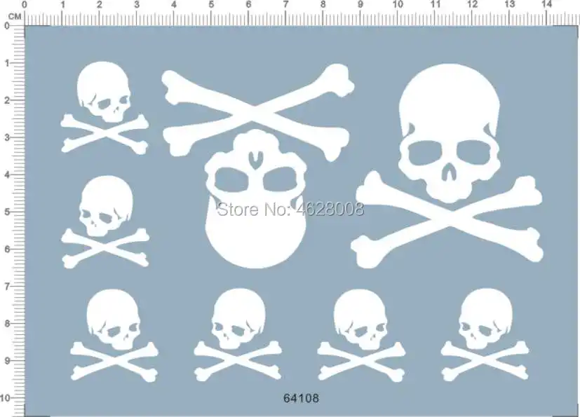 Мега Размер 1/48 череп Crossbone RX78 RX 78 2 Gundam Модель водная горка наклейка|Наборы для