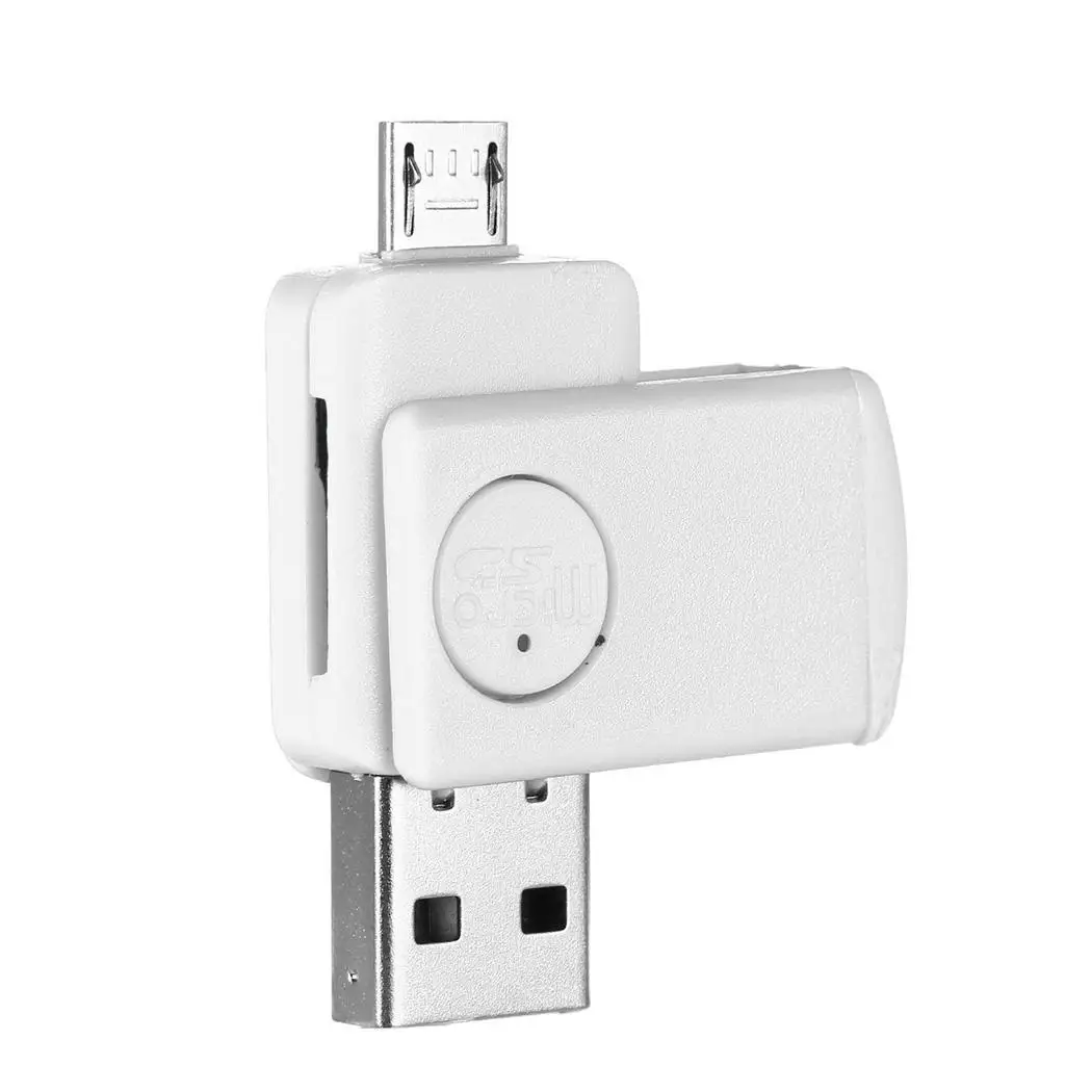 Micro OTG Смартфон USB2.0 компьютер Интерфейс карты TF белый розовый зеленый синий