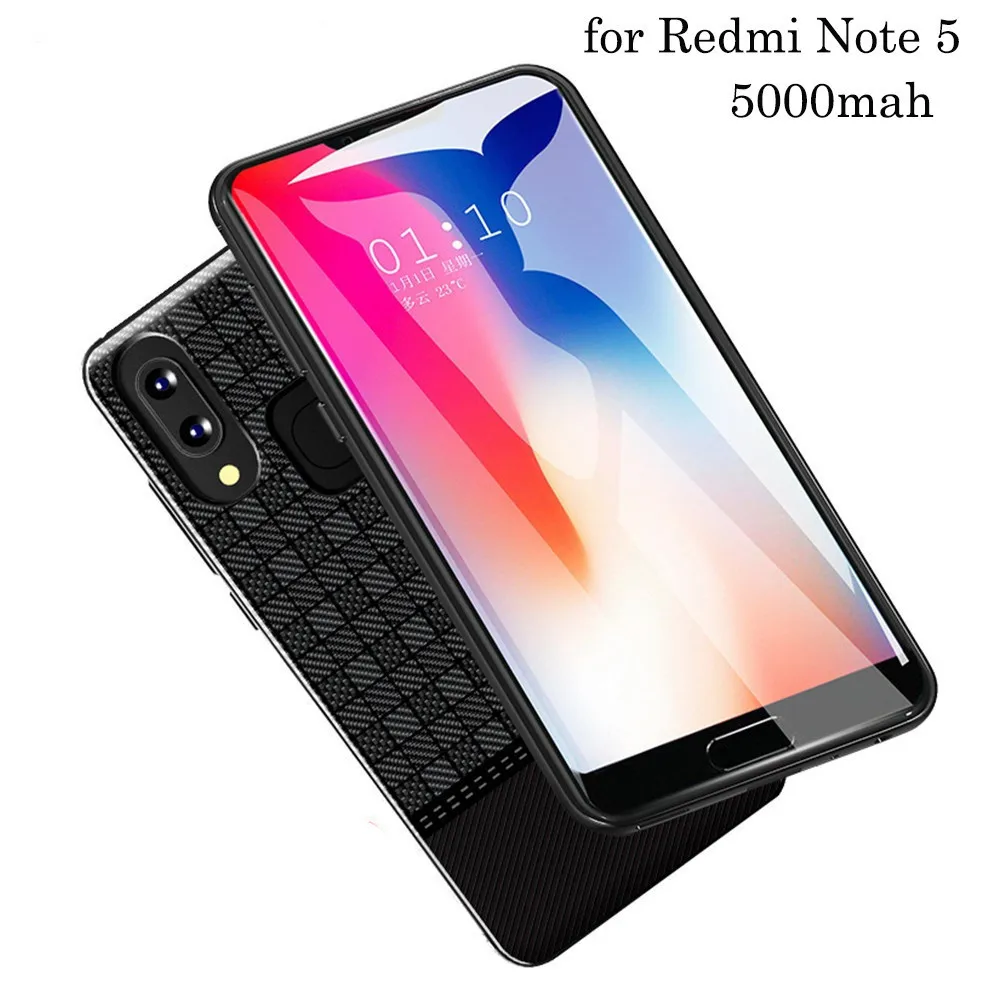 Новинка 5000 мАч смарт чехол Neng для зарядного устройства Xiaomi Redmi Note 5 батареи